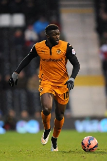 Football Full Length Fulllength Prints: Bakary Sako's Thrilling FA Cup Upset: Wolverhampton Wanderers at Fulham's Craven Cottage