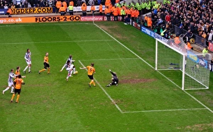 West Bromwich Albion V Wolves Prints: Barclays Premier League Rivalry: Wolverhampton Wanderers vs