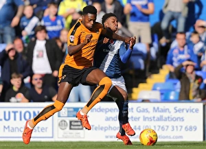 Sky Bet Championship - Birmingham City V Wolves - St. Andrew's Prints: Battle for the Ball: Gray vs. Iorfa in Intense Sky Bet Championship Clash - Birmingham City vs