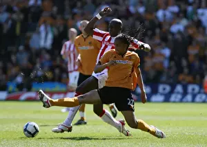 Battle of the Midfield: Sidibe vs Mancienne in Wolverhampton Wanderers vs Stoke City (April 11, 2010) - Barclays Premier League