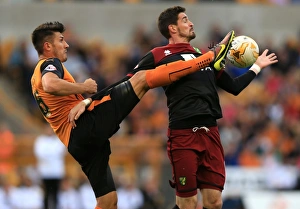 Sky Bet Championship - Wolverhampton Wanderers V Norwich City - Molineux Prints: Battle of Molineux: Batth vs Lafferty in Wolverhampton Wanderers vs Norwich City (Sky Bet Championship)