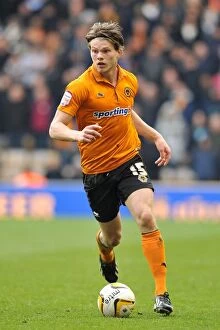Wolverhampton Wanderers v Middlesbrough : Molineux : 30-03-2013 Collection: Bjorn Sigurdarson in Action for Wolverhampton Wanderers vs Middlesbrough at Molineux