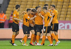 Sky Bet League One : Wolves V Crawley Town : Molineux : 23-08-2013 Prints: Bjorn Sigurdarson Scores First Goal: Wolverhampton Wanderers Win Sky Bet League 1 against Crawley Town (August 23)