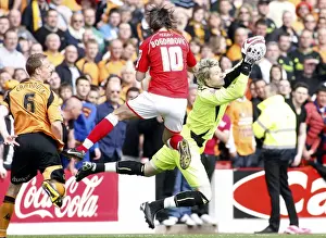 Matches 08-09 Prints: Bogdanovic vs. Hennessey: A Championship Showdown - Barnsley vs