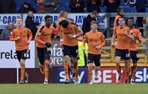 Images Dated 19th March 2016: Burnley vs. Wolves: Danny Batth Scores First Goal in Thrilling Sky Bet Championship Clash