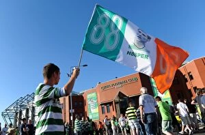 Images Dated 27th July 2011: Celtic Park Showdown: A Pre-Season Battle between Celtic and Wolverhampton Wanderers
