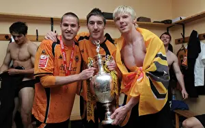 Wolves Prints: Champions League Upset: Wolverhampton Wanderers Emotional Dressing Room Triumph with Kightly