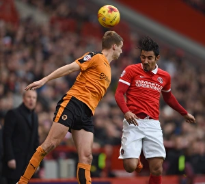 Sky Bet Championship - Charlton Athletic V Wolves - The Valley Prints: Charlton Athletic vs. Wolverhampton Wanderers: A Battle in the Sky Bet Championship - Ghoochannejhad vs