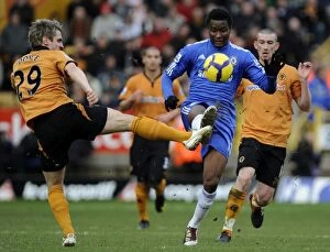 Images Dated 20th February 2010: Clash of the Captains: Mikel vs. Doyle - Wolverhampton Wanderers vs