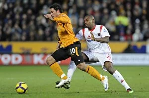 Hull v Wolves Collection: Clash of Titans: Amr Zaki vs. Ronald Zubar - Hull City vs. Wolverhampton Wanderers in the Barclays