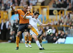 Soccer Prints: Clash of Titans: Henry vs. Barton - Wolverhampton Wanderers vs