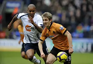 Bolton V Wolves Prints: Clash of Titans: Kevin Doyle vs Zat Knight - Premier League Showdown