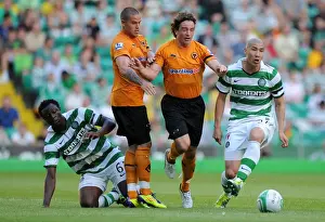 Celtic Prints: Clash of Titans: Stephen Hunt vs Cha Du-Ri - Celtic vs Wolverhampton Wanderers Pre-Season Showdown