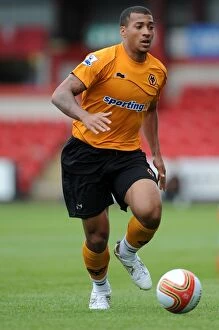Crewe v Wolves Collection: David Davis in Action: Wolverhampton Wanderers vs Crewe Alexandra - Pre-Season Friendly