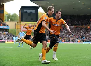 David Edwards Prints: David Edwards Scores the Thrilling 2-1 Goal Against Manchester City (Premier League)