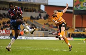 Images Dated 23rd January 2010: David Jones Dramatic FA Cup Equalizer: Wolverhampton Wanderers vs Crystal Palace (1-1)