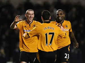 Wolves V Tottenham Prints: David Jones Scores the Opener: Wolverhampton Wanderers Lead Against Tottenham Hotspur in the Barclays Premier League