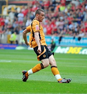David Jones Collection: David Jones, Wolves vs Nottingham Forest, 30 / 8 / 09