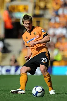 Determined Kevin Doyle: Wolverhampton Wanderers vs Fulham in Barclays Premier League Soccer