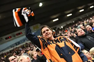 West Bromwich Albion V Wolves Prints: Ecstatic Wolves Fan in Barclays Premier League Showdown Against West Bromwich Albion