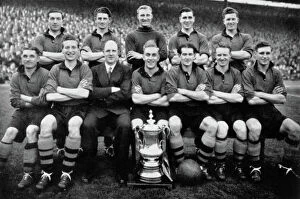 The 40's - 60's Gallery: FA Cup Final Victory, Wolves vs Leicester City