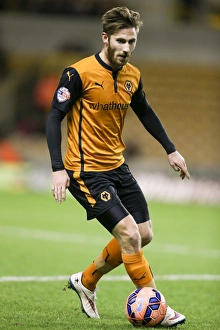 FA Cup Prints: FA Cup Third Round Replay: Wolves vs Fulham at Molineux - James Henry's Determined Strike
