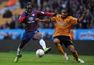 Images Dated 23rd January 2010: FA Cup Showdown: Mancienne vs. Moses Battle at Wolverhampton Wanderers vs. Crystal Palace