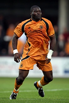 George Elokobi Gallery: George Elokobi, Hereford United vs Wolves, 16 / 7 / 08
