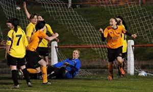 Wolves Women v Leafield Athletic Collection: Hannah Williams Scores the Game-Winning Goal: Wolves Women's Soccer Triumphs Over Leafield Athletic