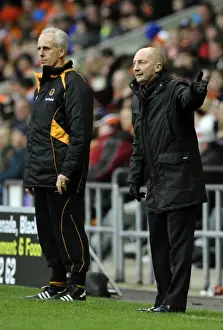 Framed Print : Ian Holloway vs. Mick McCarthy: A Premier League Showdown - Blackpool vs. Wolverhampton Wanderers Framed Print : Ian Holloway vs. Mick McCarthy: A Premier League Showdown - Blackpool vs. Wolverhampton Wanderers