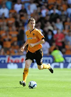 Wolves V West Ham United Prints: Intense Action: Wolverhampton Wanderers vs West Ham United - A Premier League Battle at Molineux Featuring Kevin Foley