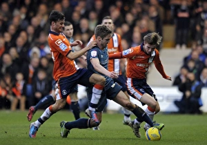 Intense FA Cup Clash: Wolverhampton Wanderers vs. Luton Town - Battle of Smith, O'Donnell, and Doyle