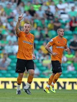 Images Dated 27th July 2011: Jamie O'Hara Scores the Opener: Wolves Take Early Lead Against Celtic
