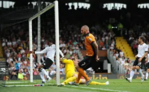 Past Player Prints: Jelle Van Damme Scores the Opener: Wolverhampton Wanderers Lead Fulham in Premier League