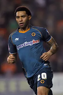Season 2012-13 Prints: Jermaine Pennant in Action: Wolverhampton Wanderers vs