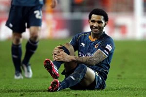 Blackpool v Wolves : Bloomfield Road : 21-12-2012 Collection: Jermaine Pennant Leads Wolverhampton Wanderers in Npower Championship Showdown against Blackpool
