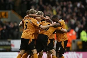 Images Dated 5th December 2009: Jody Craddock's Stunner: Wolverhampton Wanderers Take the Lead Against Bolton Wanderers in