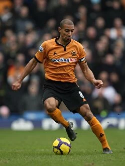 Images Dated 7th February 2010: Karl Henry in Action: Wolverhampton Wanderers vs. Birmingham City - Barclays Premier League