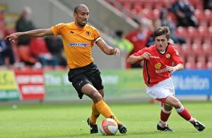 Crewe v Wolves Collection: Karl Henry in Action: Wolverhampton Wanderers vs Crewe Alexandra (Pre-Season Friendly)
