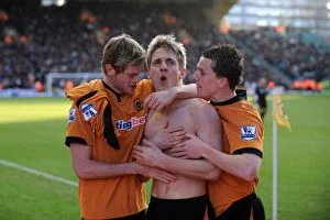 Images Dated 20th December 2009: Kevin Doyle's Brace: Wolverhampton Wanderers Take 2-0 Lead Over Burnley (Barclays Premier League)