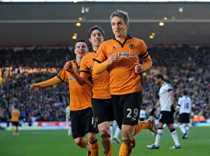 Framed Print : Kevin Doyle's Dramatic Equalizer: Wolverhampton Wanderers vs. Tottenham Hotspur in Premier League Framed Print : Kevin Doyle's Dramatic Equalizer: Wolverhampton Wanderers vs. Tottenham Hotspur in Premier League