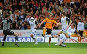 Wolves V Sunderland Prints: Kevin Doyle's Dramatic Near-Goal: Wolverhampton Wanderers vs Sunderland