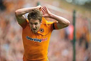 Images Dated 21st August 2011: Kevin Doyle's Striking Opener: Wolverhampton Wanderers Ahead