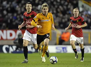 Kevin Doyle's Thrilling Action: Wolverhampton Wanderers vs Manchester United (Premier League Clash, 2010)
