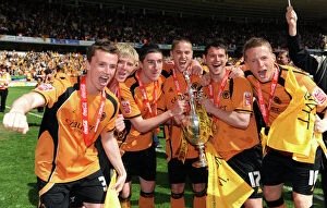 Championship Champions Celebration Collection: Kevin Foley, Andy Keogh, Stephen Ward, Michael Kightly, Matthew Jarvis