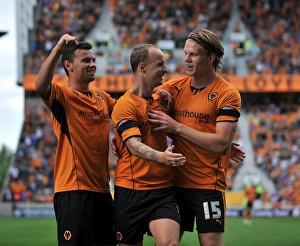 Sky Bet League One : Wolves V Gillingham : Molineaux : 10-08-2013 Prints: Leigh Griffiths Brace Powers Wolverhampton Wanderers to 4-0 Victory over Gillingham (Sky Bet League One)