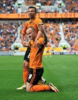 Sky Bet League One : Wolves v Gillingham : Molineaux : 10-08-2013 Collection: Leigh Griffiths Double: Wolves Crush Gillingham 4-0 (Sky Bet League One, 2013)