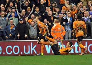 Sky Bet League One : Wolves V Coventry City : Molineaux Stadium : 19-10-2013 Prints: Leigh Griffiths Scores First Goal for Wolverhampton Wanderers in Sky Bet League 1 Against Coventry City at Molineux