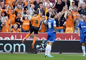 Sky Bet League One : Wolves V Gillingham : Molineaux : 10-08-2013 Prints: Leigh Griffiths Thrilling First Goal: Wolves Secure Victory Against Gillingham in Sky Bet League One
