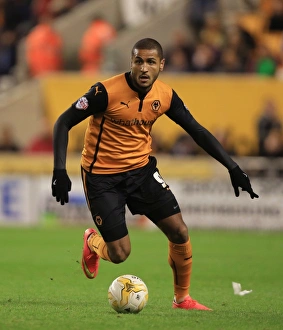 Sky Bet Championship - Wolves V Huddersfield Town - Molineux Prints: Leon Clarke's Thrilling Performance: Wolves vs Huddersfield (Sky Bet Championship)